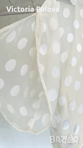 Дизайнерска туника/блуза лукс 100% коприна  MASON  USA, снимка 12 - Туники - 50507330