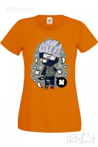 Дамска тениска Naruto Kakashi 01,Анимация,игра,Празник,Повод., снимка 8 - Тениски - 37945880