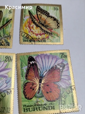 Пощенски марки Бурунди., снимка 7 - Филателия - 51312240