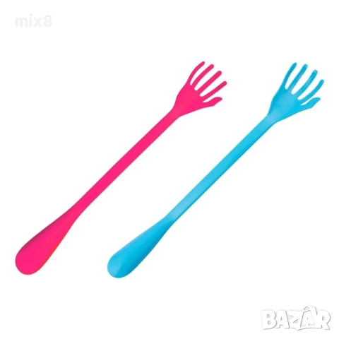 Дълга обувалка с чесалка 