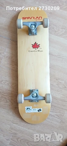 Скейтборд Spartan Sport 7 Слоя Висококачествен Канадски Клен, снимка 4 - Скейтборд, ховърборд, уейвборд - 50754742