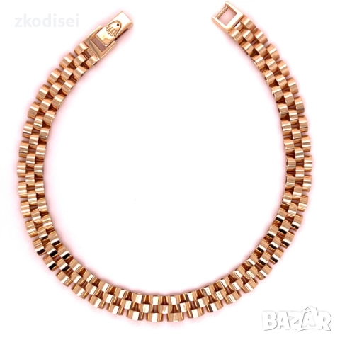 Златна мъжка гривна Rolex 9,98гр. 20,0см. 14кр. проба:585 модел:34531-5