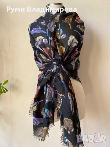 Голям, тънък шал/ различни видове, снимка 9 - Шалове - 47950367