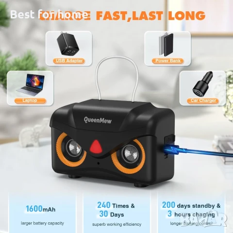 Bubbacare устройство против лай за кучета, обхват 15 м,  3 режима на ултразвуков антилай , снимка 6 - За кучета - 50641586