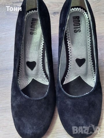 Дамски обувки естествен велур , снимка 2 - Дамски елегантни обувки - 37765911