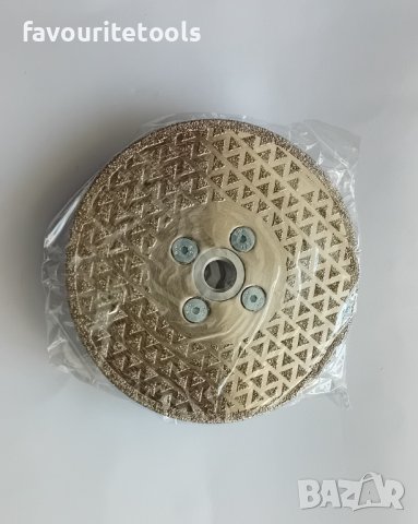 Диамантен диск за шлайфане на мрамор ф125, с фланец, снимка 2 - Други инструменти - 38691220