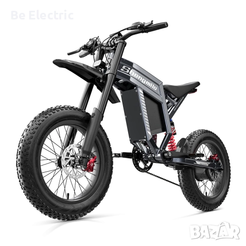 НОВО!!! Електрически Кросов Велосипед Shengmilo S900 1500W 60V/30Ah, снимка 2 - Велосипеди - 52575189