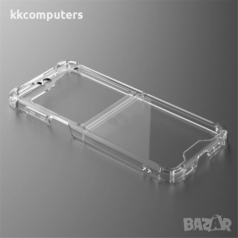 Пластмасов кейс MBX, За Samsung Galaxy Z Flip7, Прозрачен, снимка 2 - Калъфи, кейсове - 51923825