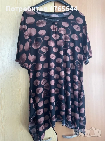 Дамска тениска голям размер , снимка 2 - Тениски - 50746508