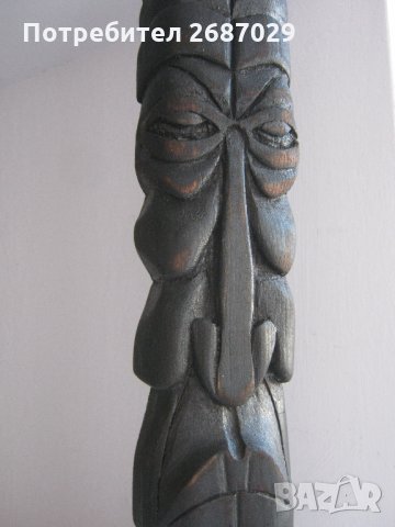 Лице глава маска статуетка пано скулптура дърворезба, снимка 4 - Пана - 28949797