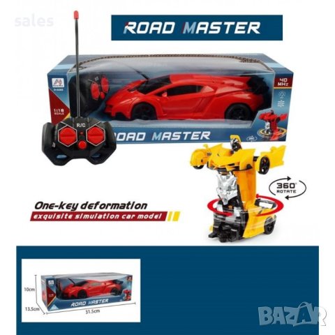 Кола трансформираща се в робот ROAD MASTER, снимка 1 - Коли, камиони, мотори, писти - 40366685