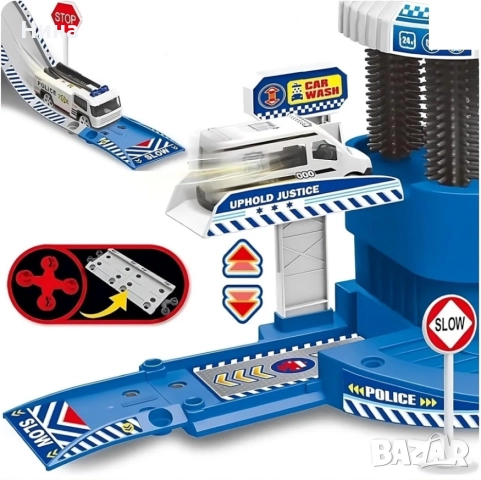 Автомивка с вода и кола сменяща цвета си - POLICE 🚔, снимка 6 - Коли, камиони, мотори, писти - 52620534