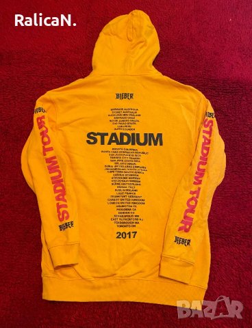 Худи Justin Bieber/Stadium Tour ново, снимка 2 - Фен артикули - 43541352