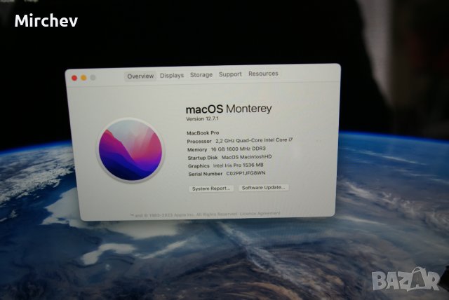 MacBook Pro (Retina, 15-inch, Mid 2015), снимка 4 - Лаптопи за работа - 43310548