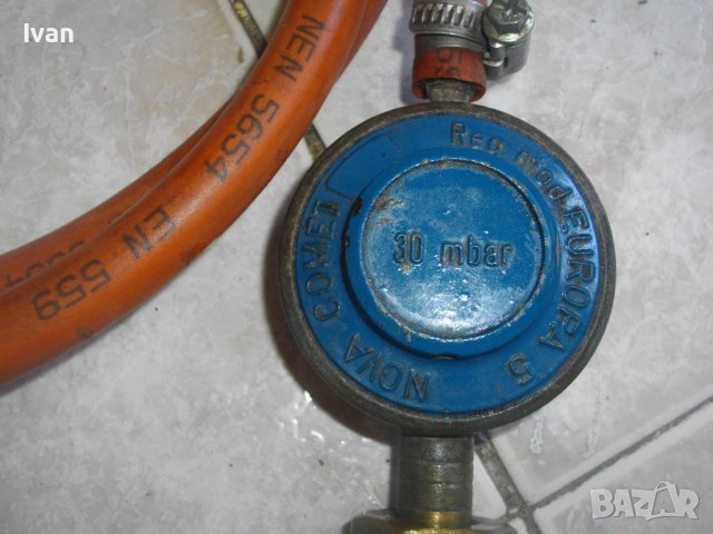 Газова Горелка 90см/70см-За Хидроизолации/Покриви-Италия-Маркуч 2/5м-Вентил 30/50mbar-Нов Вентил GOK, снимка 5 - Други инструменти - 40001917