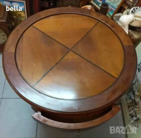 Стара масивна маса донесена от Швейцария , снимка 4 - Антикварни и старинни предмети - 47847089