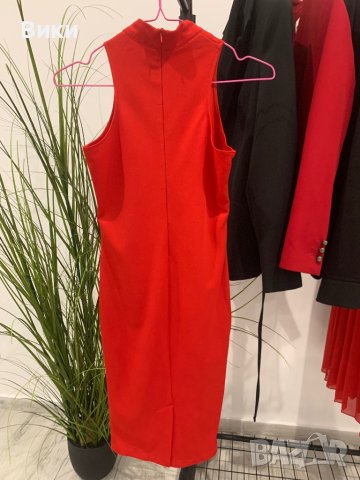 Червена рокля, снимка 16 - Рокли - 43501082