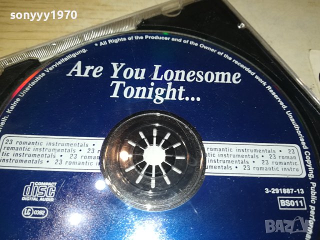 ARE YOU LONESOME TONIGHT CD 1312231908, снимка 4 - CD дискове - 43399470