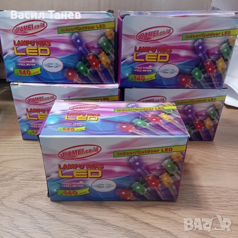 лед лампички за елха 140 бр 10 лв
