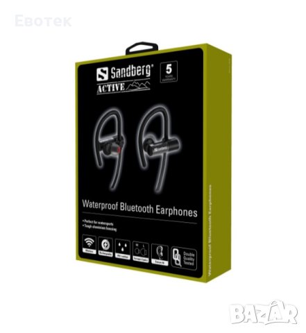 Sandberg Waterproof Bluetooth Sports Earphones 126-05 Слушалки