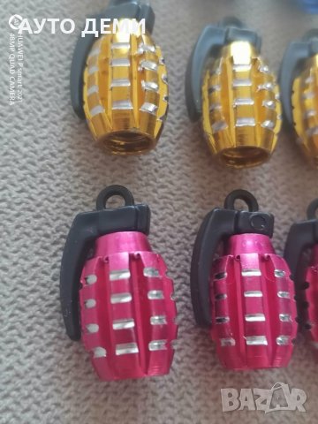 Качествени капачки за вентили винтили на гуми гранати за кола автомобил джип ван мотор колело, снимка 5 - Аксесоари и консумативи - 37450115