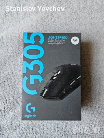 Нова черна геймърска мишка Logitech G305 , снимка 1 - Клавиатури и мишки - 43973708