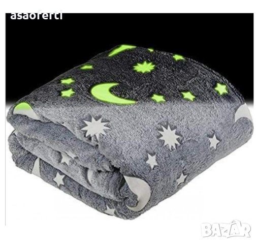 Детско пухено, светещо одеяло., снимка 2 - Други - 43317894