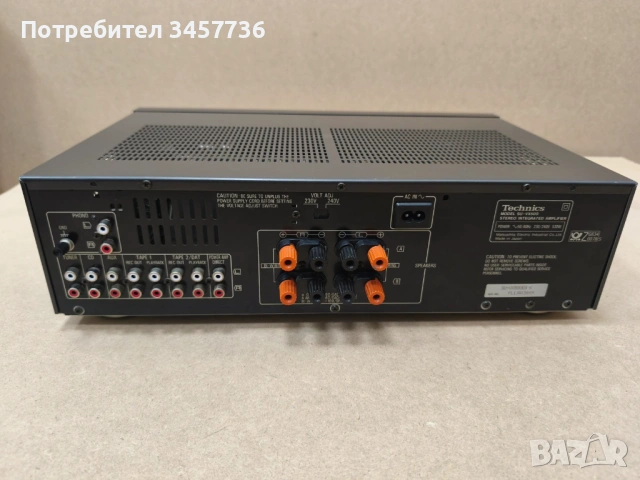 Стерео Усилвател Technics SU-VX500 Made in Japan, снимка 12 - Ресийвъри, усилватели, смесителни пултове - 53529911