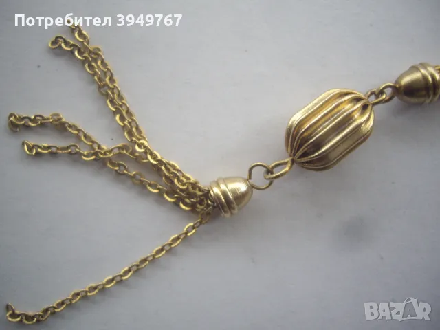 Красиво позлатено ланче., снимка 6 - Колиета, медальони, синджири - 49696037