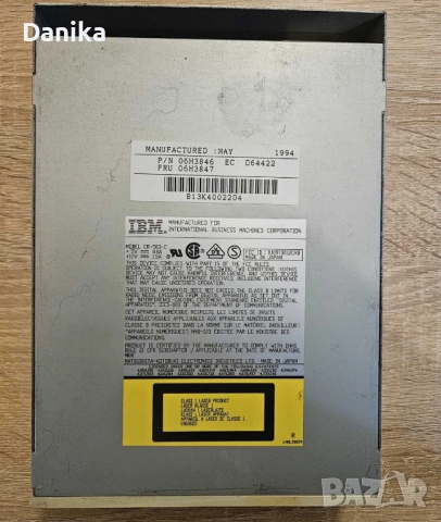 Ретро IBM SCSI CD ROM DRIVE от компютър IBM PS/2 486 AT, снимка 2 - Други - 50832613