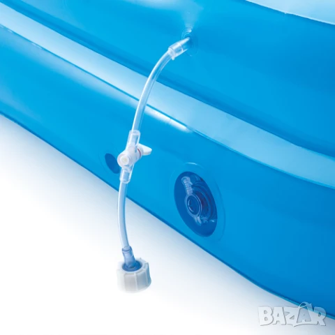 Голям детски надуваем басейн 5в1 Intex / Детски басейн с пързалка 2+, снимка 3 - Басейни и аксесоари - 50753169