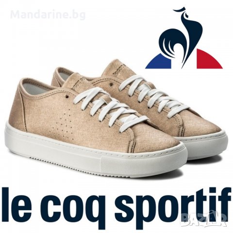 ПРОМО 🍊 LE COQ SPORTIF № 37/38 & 39/40 🍊 Дамски кожени обувки в розово златисто нови с кутия, снимка 5 - Дамски ежедневни обувки - 26377556