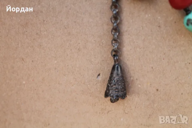 Сребърен гердан Бирма,Непал, снимка 6 - Колиета, медальони, синджири - 47270328