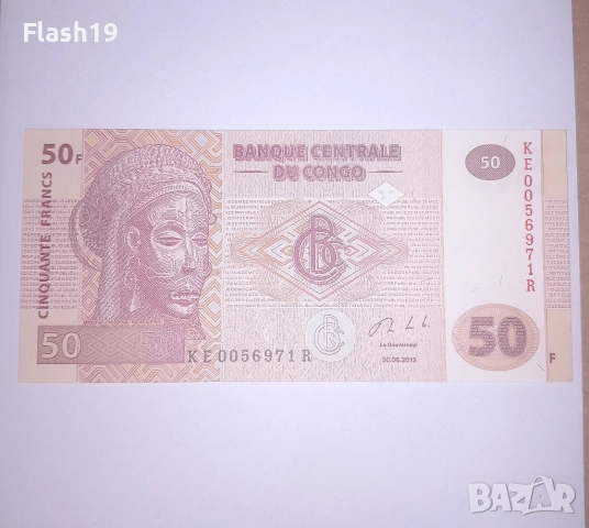 Конго 50 франка 2013 UNC