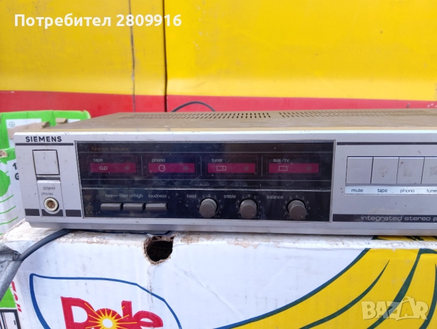 Усилвател Сименс, снимка 2 - Ресийвъри, усилватели, смесителни пултове - 52590249