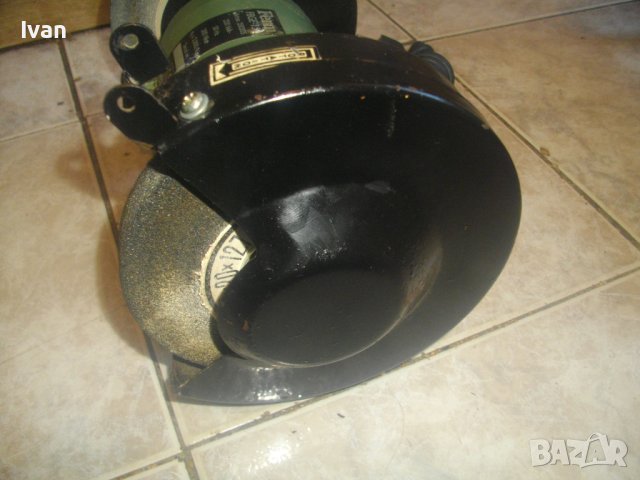 300 Вата-ф150мм-6,5 кг-Малък Професионален Холандски Шмиргел-Старо Качество 1995г-ОТЛИЧЕН-Нискошумов, снимка 7 - Други инструменти - 43098652