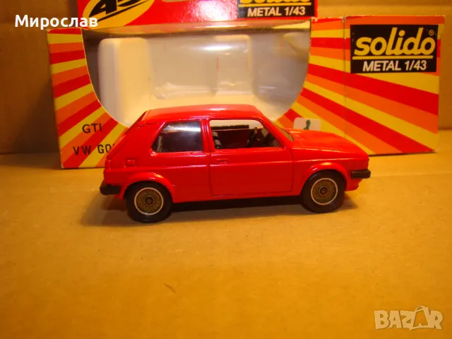 1:43 SOLIDO VW GOLF 2 МОДЕЛ КОЛИЧКА ИГРАЧКА, снимка 4 - Колекции - 48981306