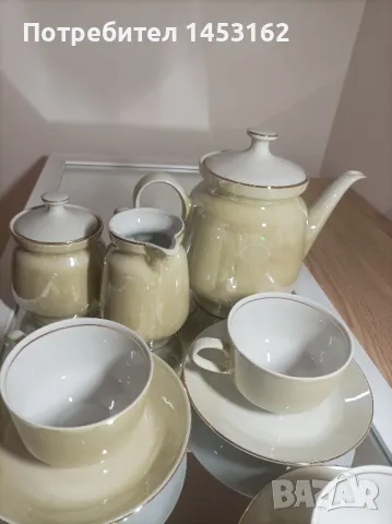 старинен порцеланов сервиз Китка, снимка 3 - Сервизи - 48830769