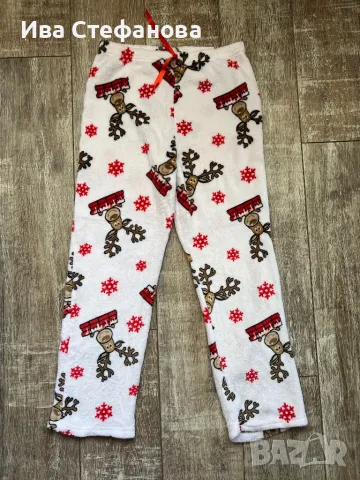 полар поларени меки  пухени поларени домашни панталони панталон полар, снимка 8 - Нощници - 48039332