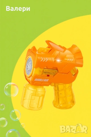 Малък пистолет за сапунени балони, снимка 6 - Други - 53205260