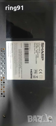 Main board - 715G6826-M02-000-004K TV Sharp LC-32LD170E, снимка 2 - Части и Платки - 51874341