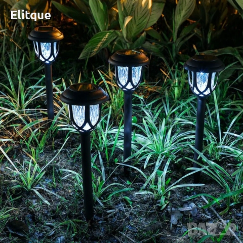Соларна лампа за градина "уникален дизайн и визия" модел 2024 - 1 бр