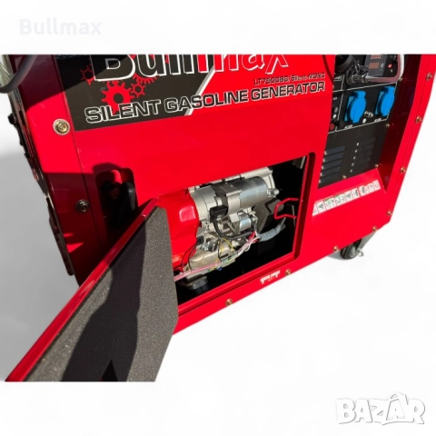 Агрегат за ток 7.5 KW моно обезшумен + АТС кутия BULLMAX, снимка 5 - Генератори - 52569860