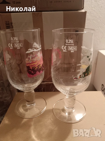 Чаши за бира Морети / Birra Moretti