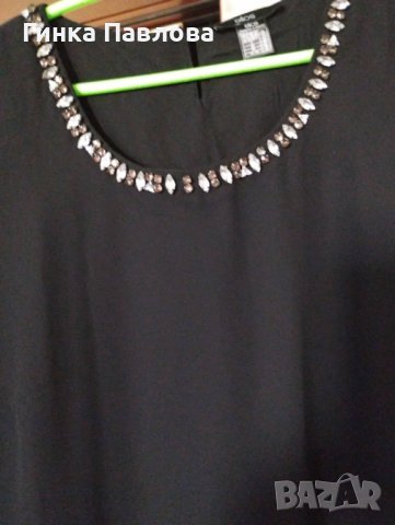 ELLOS-черна рокля-№ 46, снимка 2 - Рокли - 37794804