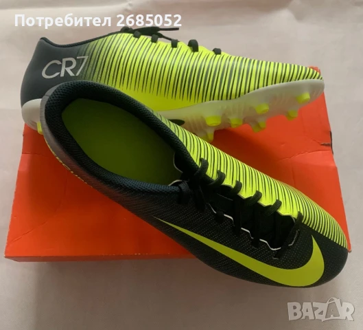 Футболни обувки / бутонки Nike Mercurial Vortex III CR7 FG размер 45, снимка 2 - Футбол - 50522458