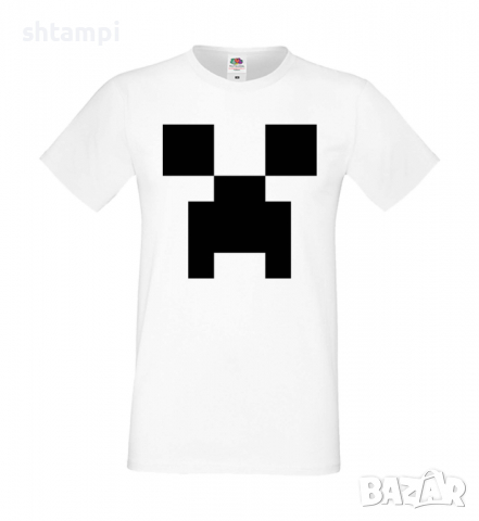 Мъжка тениска Creeper Face 1,майнкрафт Minecraft,Игра,Забавление,подарък,Изненада,Рожден Ден., снимка 18 - Тениски - 36466954