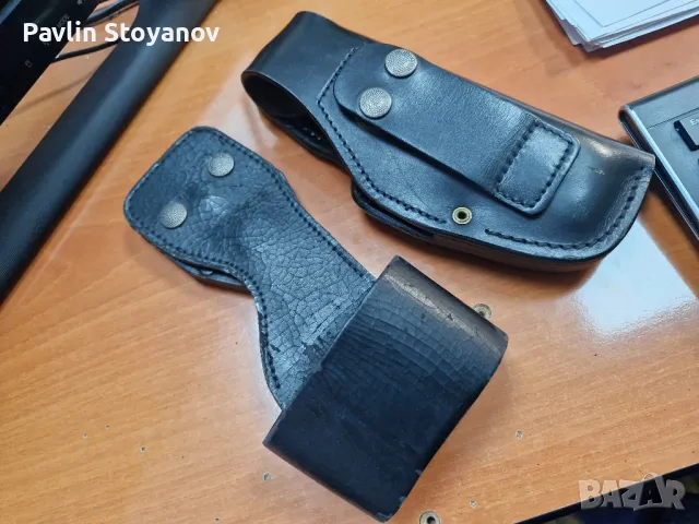 Кожен кобур за пистолет   "Hoppner & Schumann", снимка 5 - Оборудване и аксесоари за оръжия - 50032520