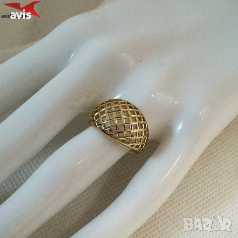 Пръстен с 14К златно покритие 224828, снимка 4 - Пръстени - 52747175