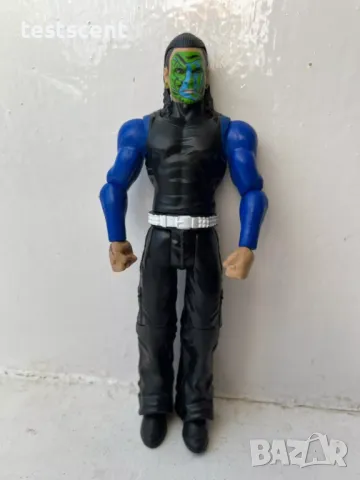 Екшън фигура WWE Jeff Hardy Basic Series Джеф Харди Mattel 2011 Green face, снимка 10 - Колекции - 48476804